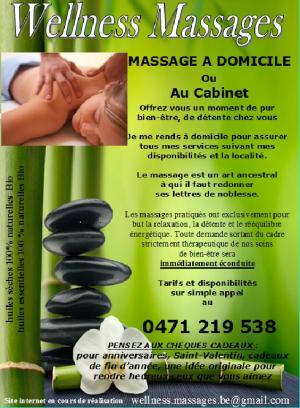 Massage Relaxant : Wellness Massages